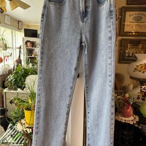 White Fox Boutique Light Blue Boot Cut Jeans